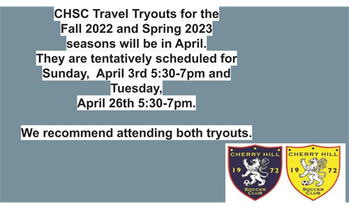 Travel 2022/2023 Tryout 